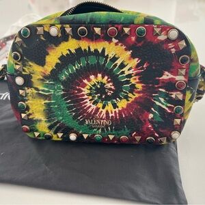 Valentino Garavani Tie Dye Rockstud Camera Crossbody